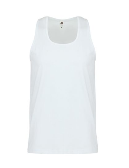 Men's Sleeveless Undershirt (White)
